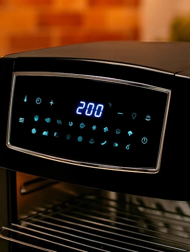 Painel digital da Air Fryer Oven Gallant Super Family 12L